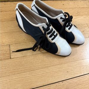 Giorgio Armani Black and White Women's Sneakers